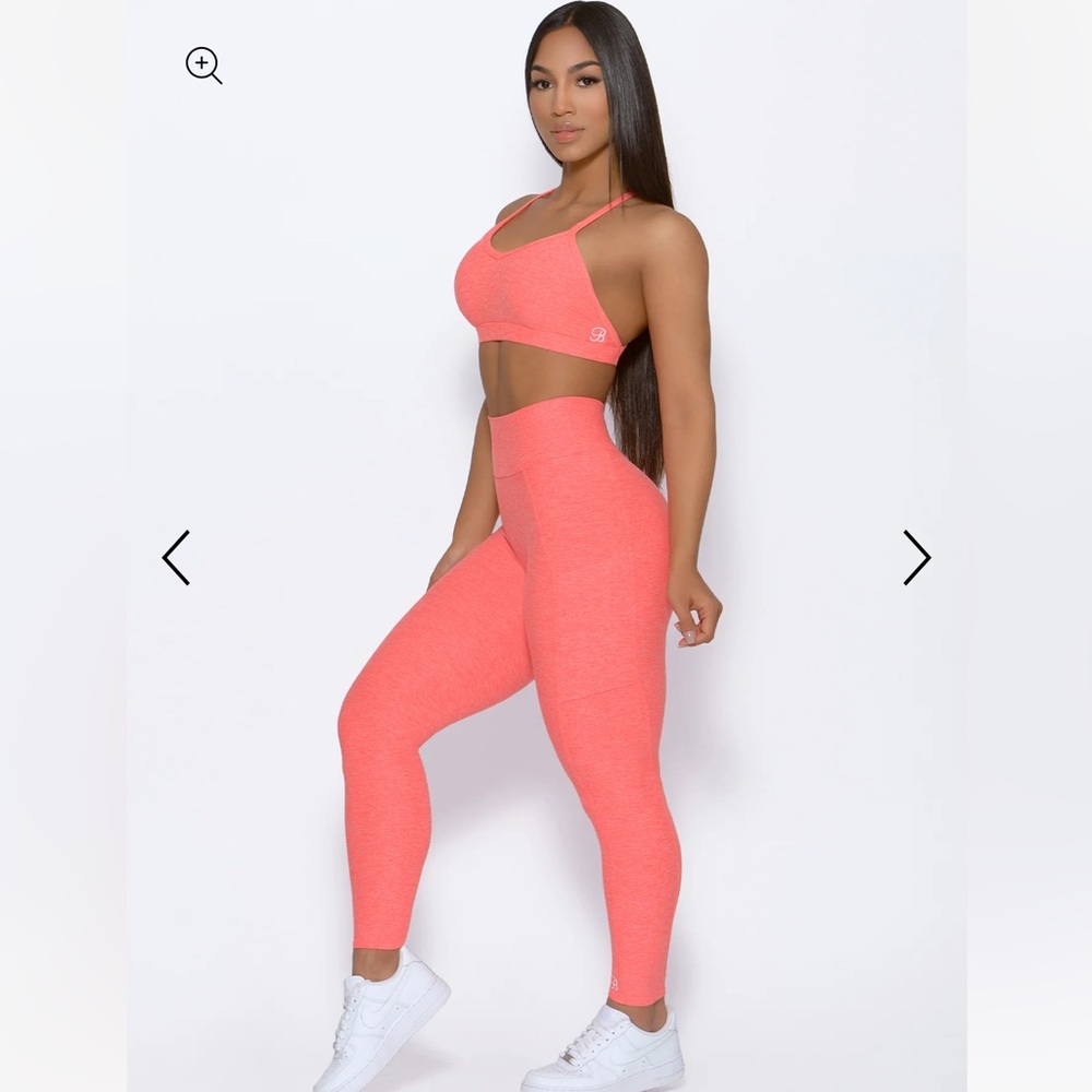 Bombshell coral leggings set
